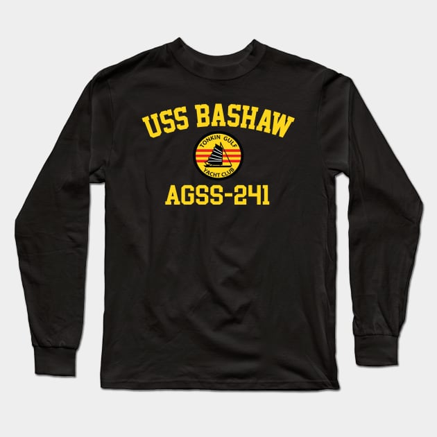 USS Bashaw AGSS-241 Long Sleeve T-Shirt by Tonkin Gulf Yacht Club